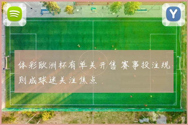 体彩欧洲杯有单关开售 赛事投注规则成球迷关注焦点